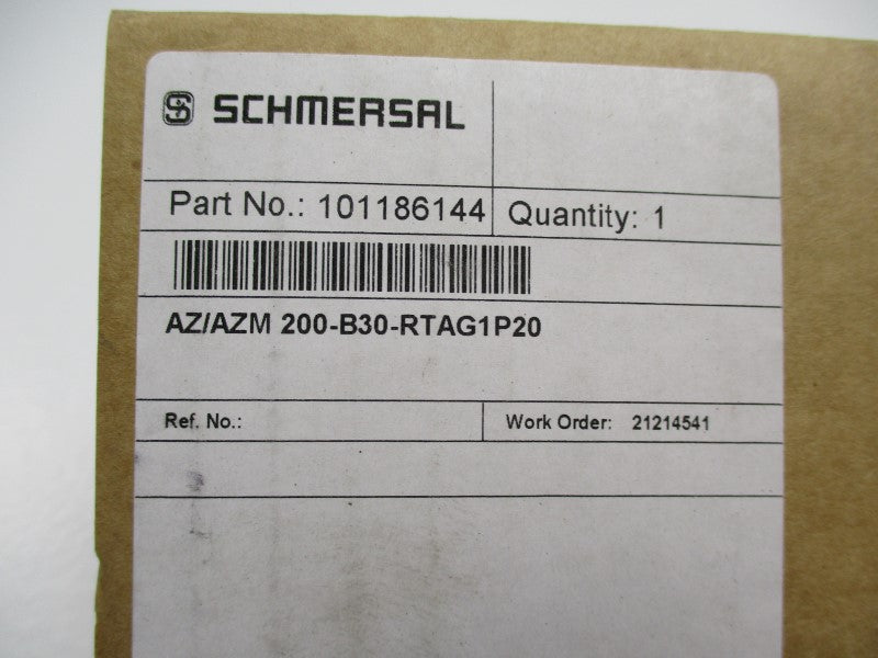 SCHMERSAL AZ/AZM200-B30-RTAG1P20 NSMP
