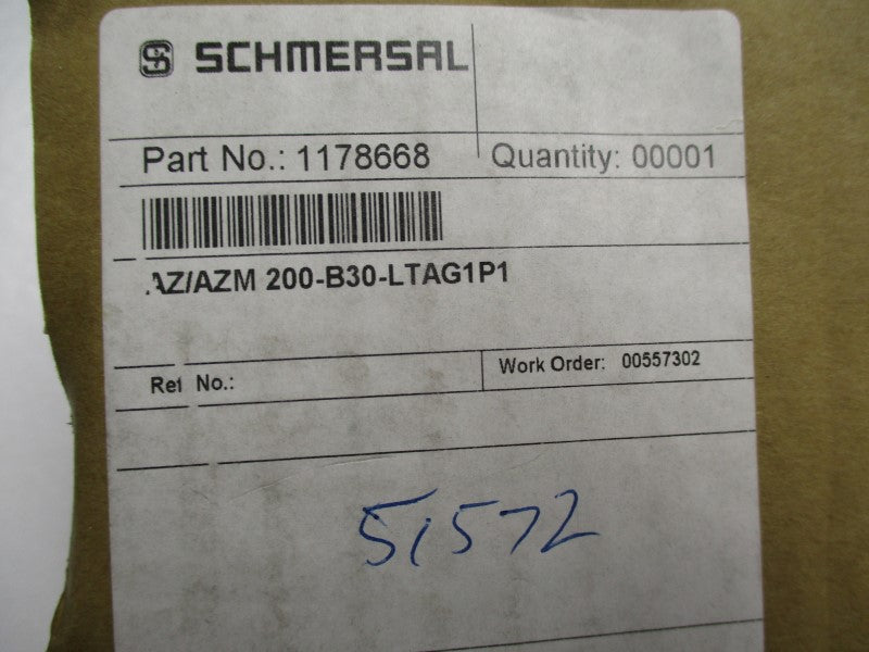 SCHMERSAL AZ/AZM200-B30-LTAG1P1 (AS PICTURED) NSMP