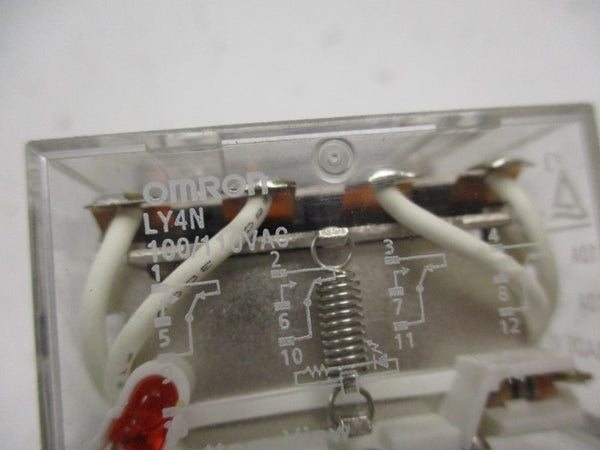 OMRON LY4N RELAY 100/110VAC UNMP