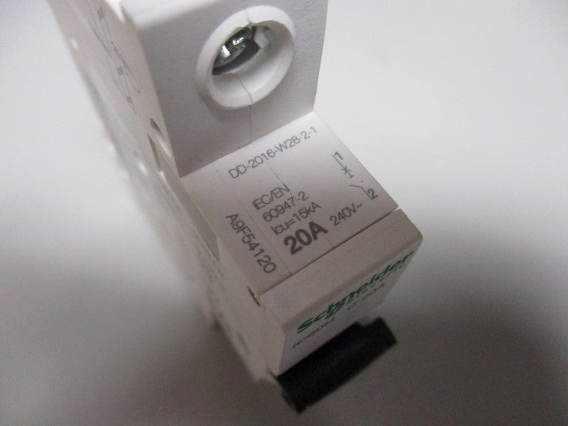 SCHNEIDER ELECTRIC IC60H-C20A CIRCUIT BREAKER 20A NSNP
