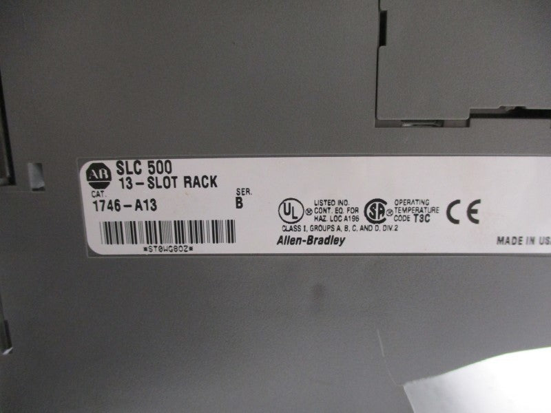 ALLEN BRADLEY 1746-P2 SER. C w/ 1746-A13 SER. B (AS PICTURED) UNMP