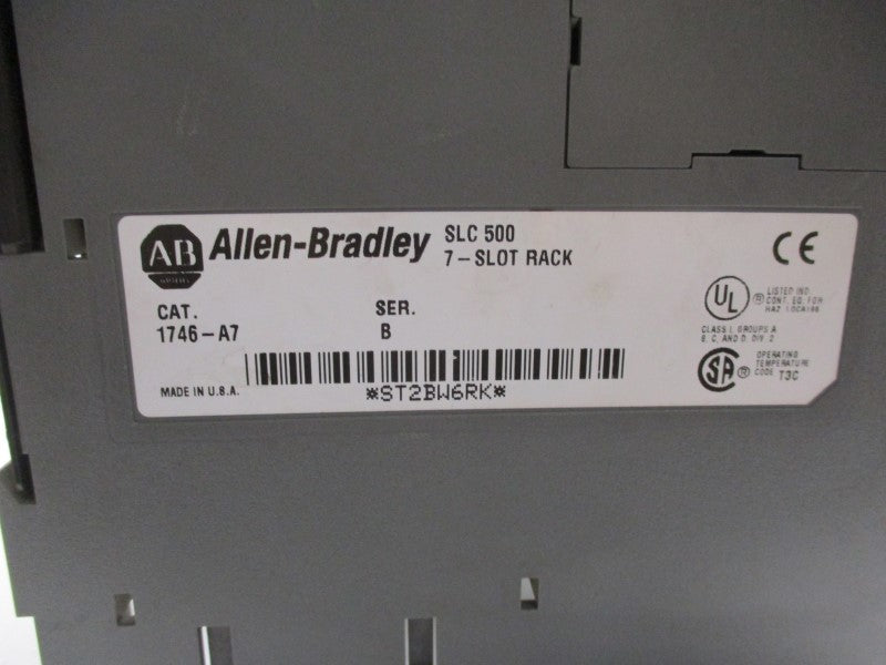 ALLEN BRADLEY 1746-A7 SER. B / 1746-P2 SER. C UNMP