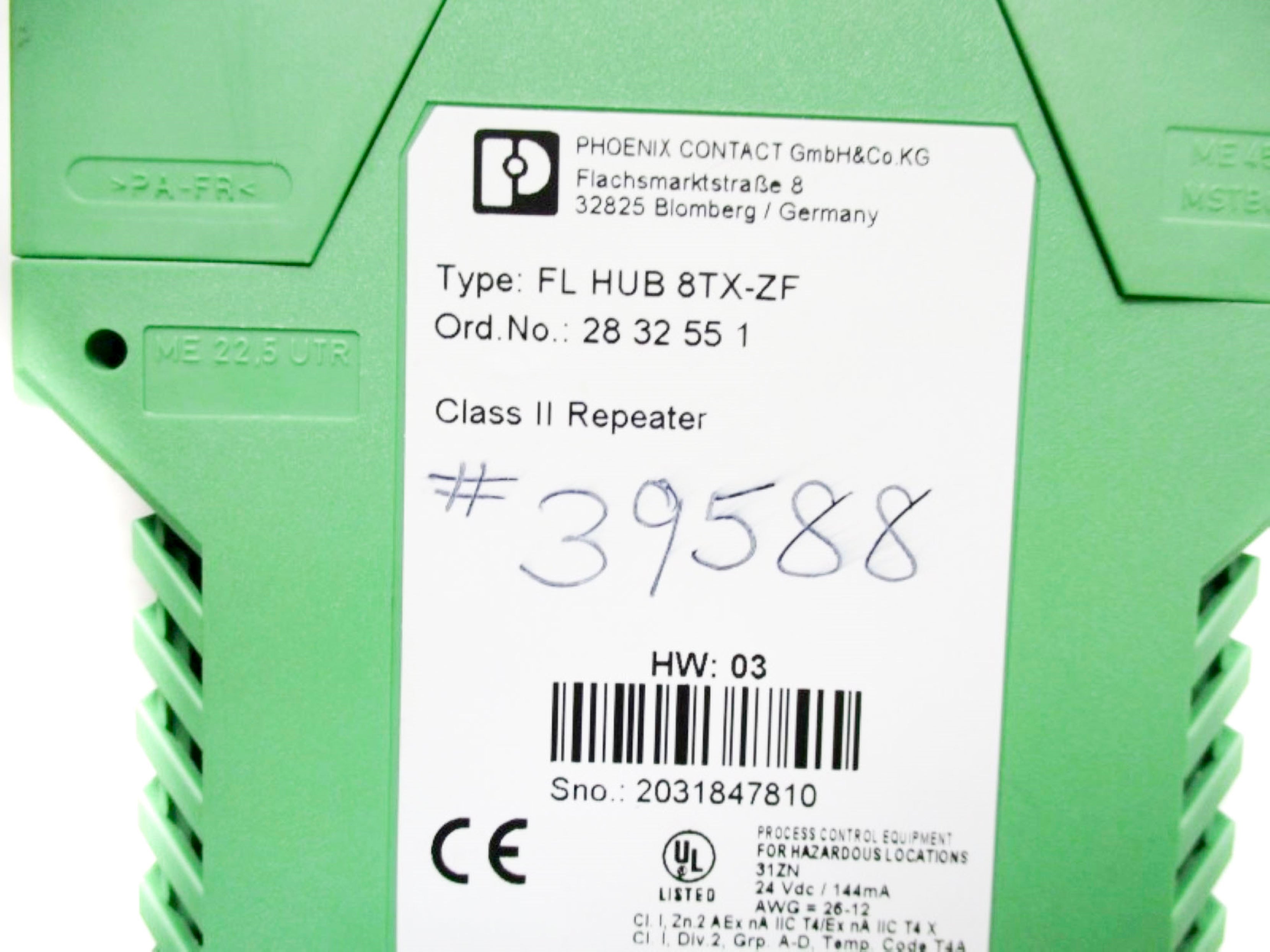 PHOENIX CONTACT FLHUB8TX-ZF NSNP