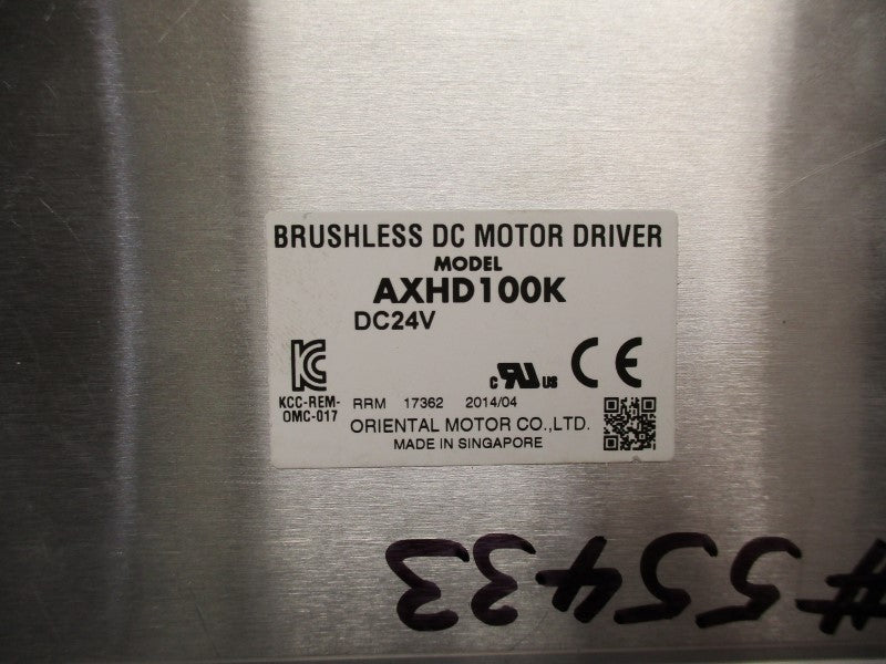 ORIENTAL MOTOR AXHD100K NSNP