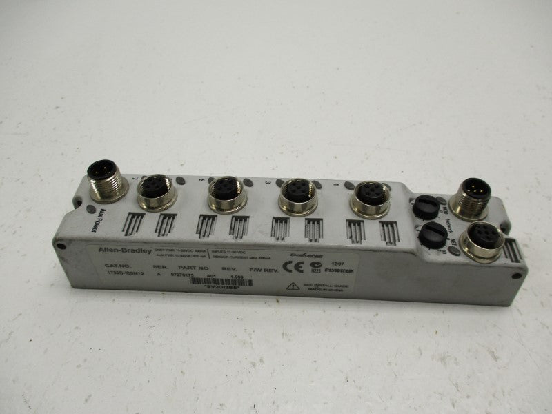 ALLEN BRADLEY 1732D-IB8M12 INPUT MODULE SER. A REV 1.009 UNMP