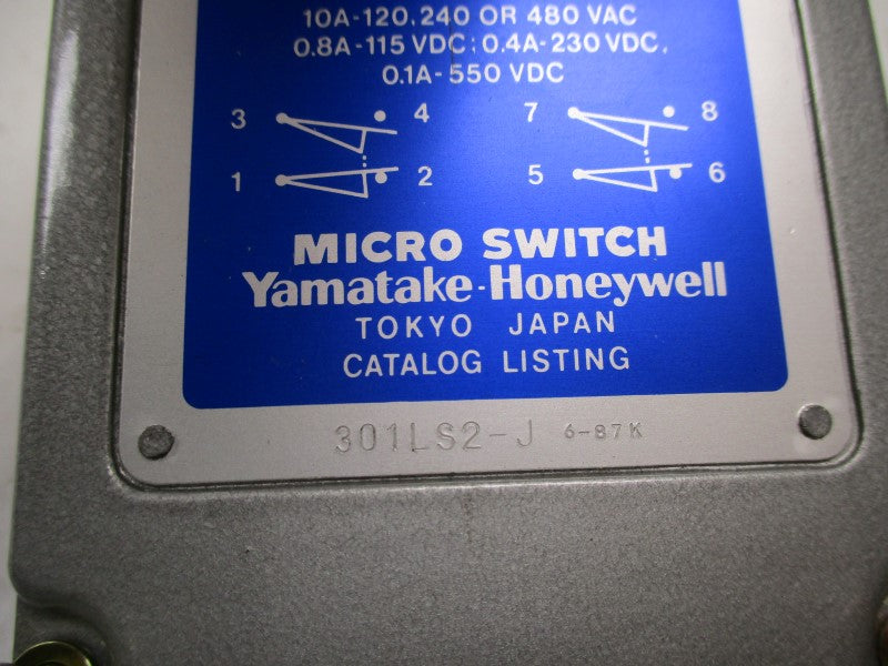MICRO SWITCH 301LS2-J (AS PICTURED)  NSNP