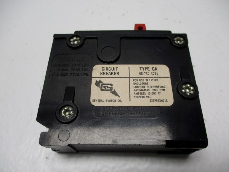 GENERAL SWITCH GA120 20A 120-240VAC UNMP