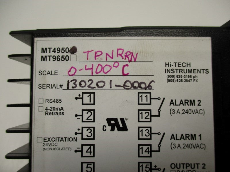 HI-TECH INSTRUMENTS MT4950 (AS PICTURED) NSNP