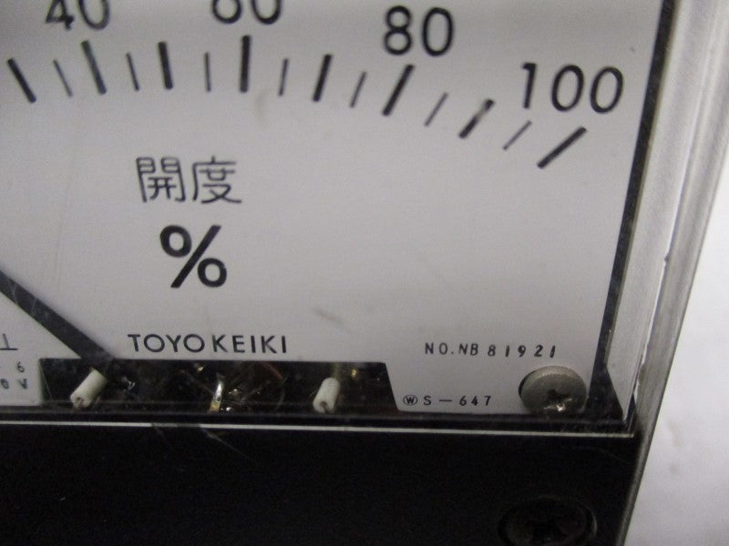 TOYO KEIKI NB81921 S-467 SCF-6 UNMP