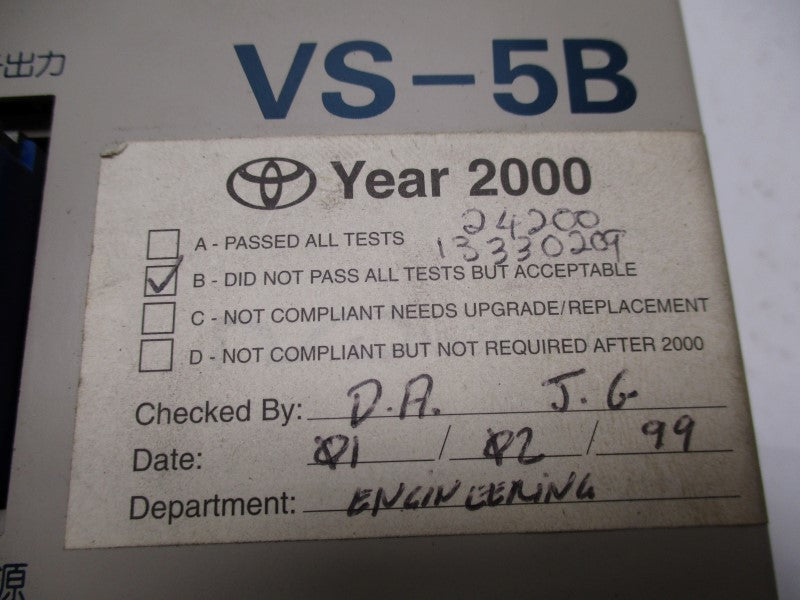 NSD VS-5B-UNNP-0-1.0 (AS PICTURED) UNMP