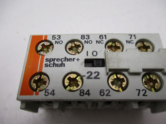SPRECHER+SCHUH CS4-P-22 500V 10A NSNP