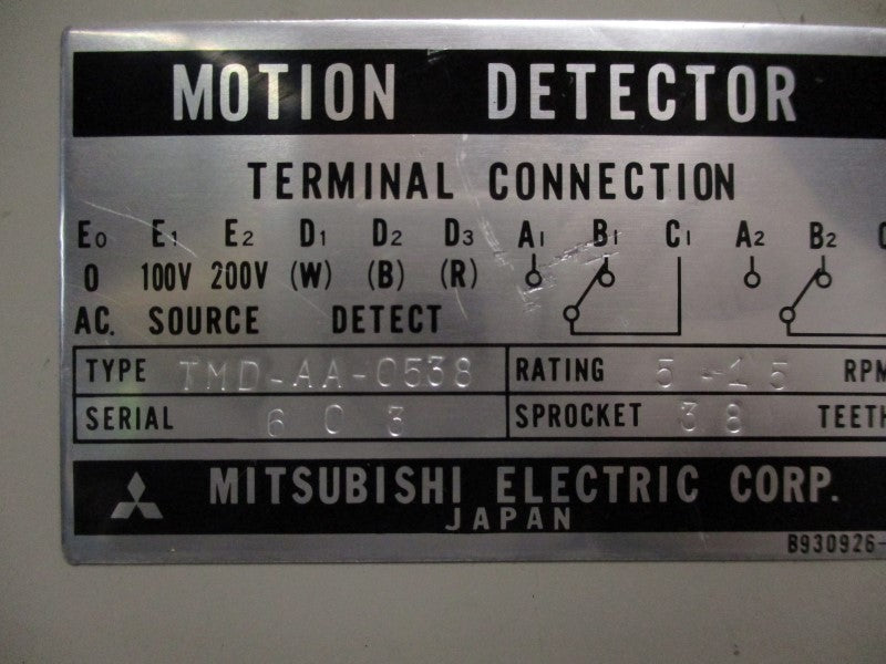 MITSUBISHI TMD-AA-0538 UNMP