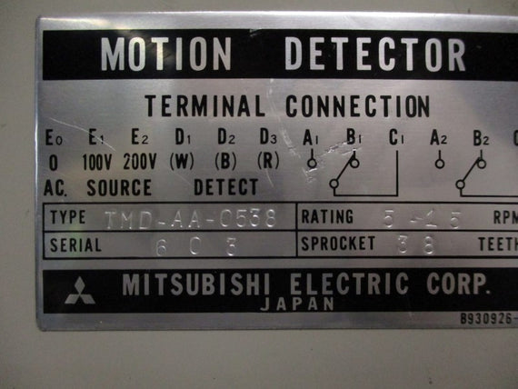 MITSUBISHI TMD-AA-0538 UNMP