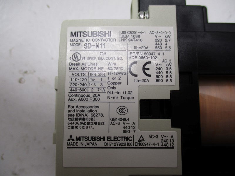 MITSUBISHI SD-N11CX 24VDC NSMP