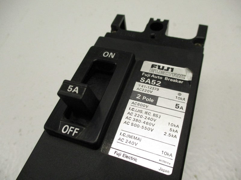 FUJI ELECTRIC SA52 CIRCUIT BREAKER 5A NSNP