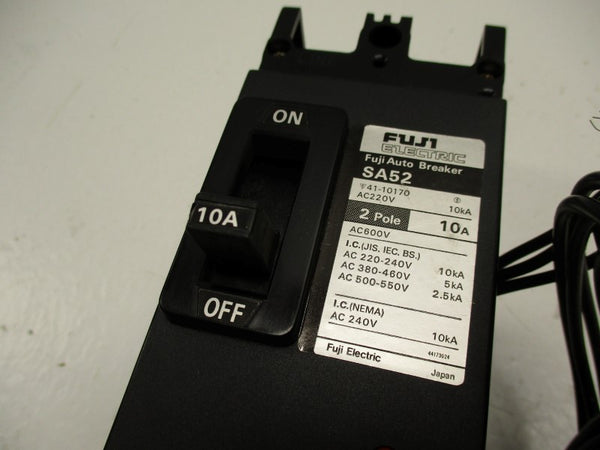FUJI ELECTRIC SA52 CIRCUIT BREAKER 10A NSNP