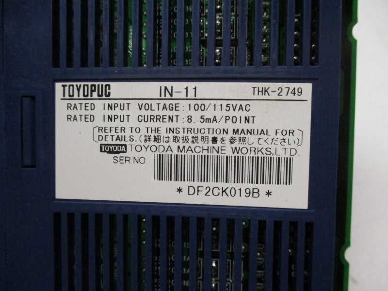TOYODA IN-11 THK-2749 NSMP