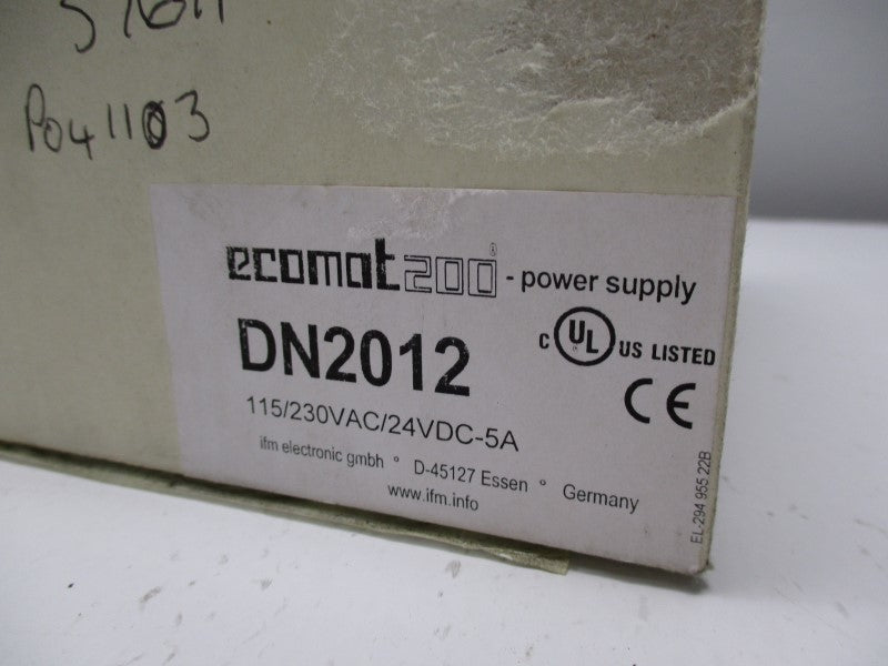 IFM EFECTOR DN2012 NSMP
