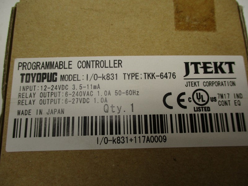 JTEKT  I/O-k831 TKK-6476 NSMP