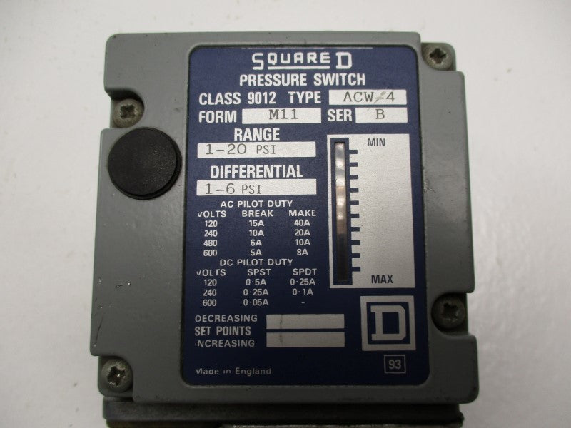 SQUARE D 9012ACW-4 NSNP