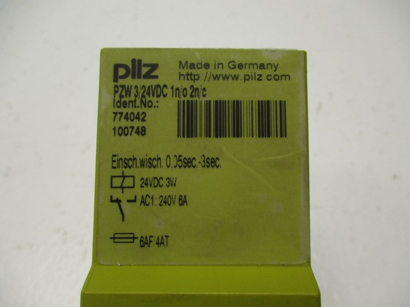 PILZ PZW-3/24VDC-1N/O-2N/C NSNP