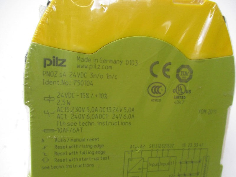 PILZ PNOZ-S4-24VDC-3N/O-1N/C NSMP