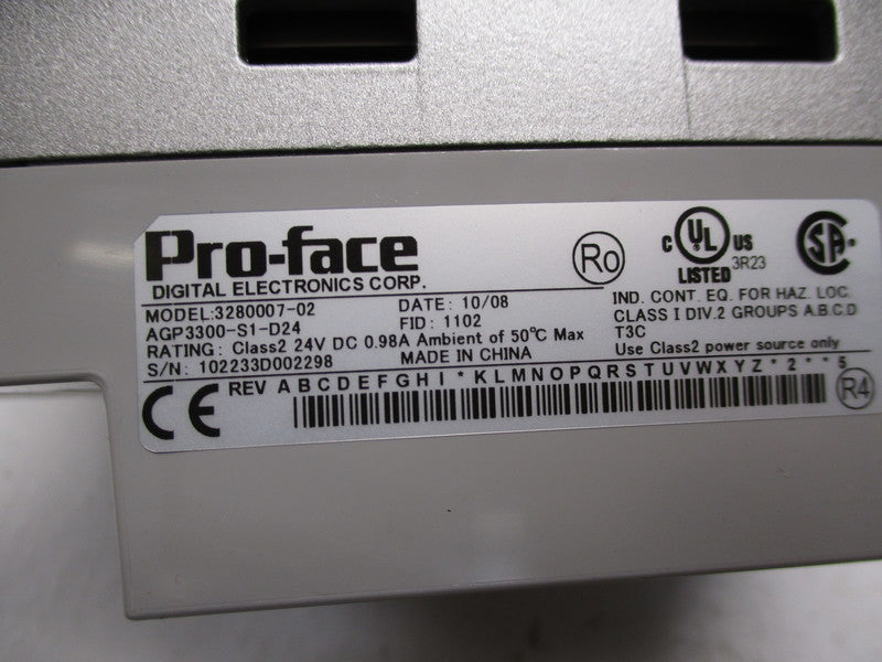 PRO-FACE AGP3300-S1-D24 NSMP