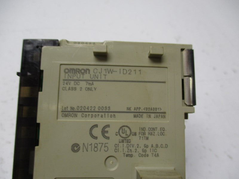 OMRON CJ1W-ID211 UNMP