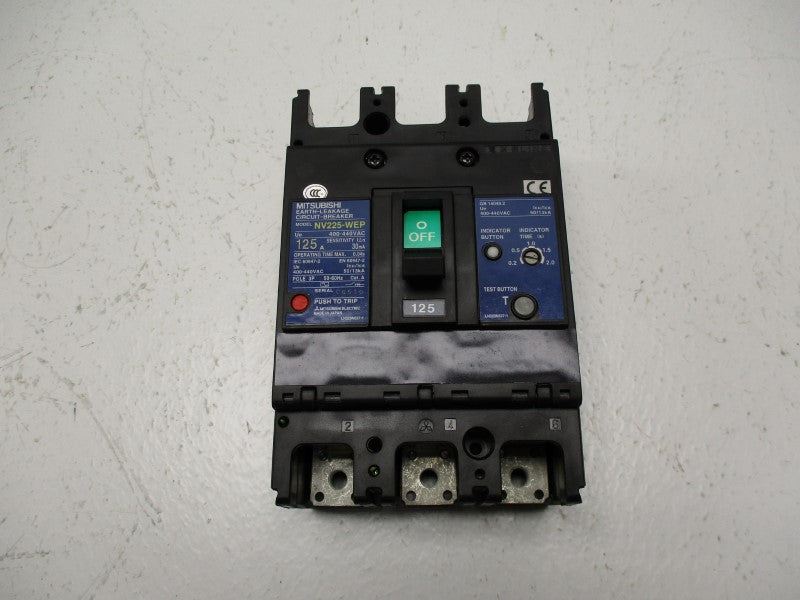 MITSUBISHI NV225-WEP 125A 400-440VAC NSNP