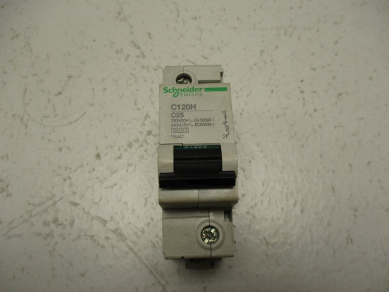 SCHNEIDER ELECTRIC 18441 C120H-C25 25A 230/415V UNMP