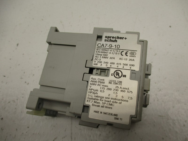 SPRECHER+SCHUH CA7-9-10 110/120V NSNP