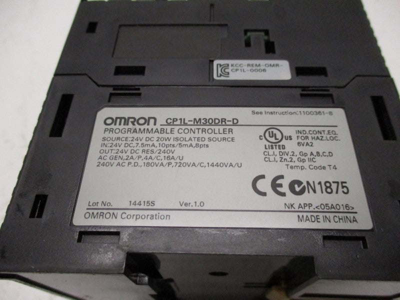 OMRON CP1L-M30DR-D (AS PICTURED) NSNP