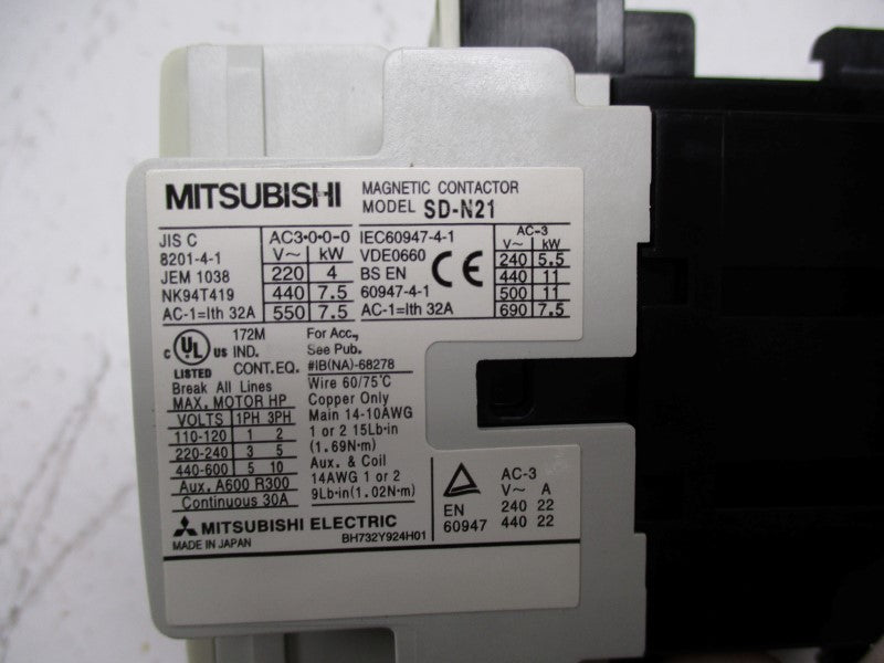 MISTUBISHI SD-N21CX DC24V NSMP