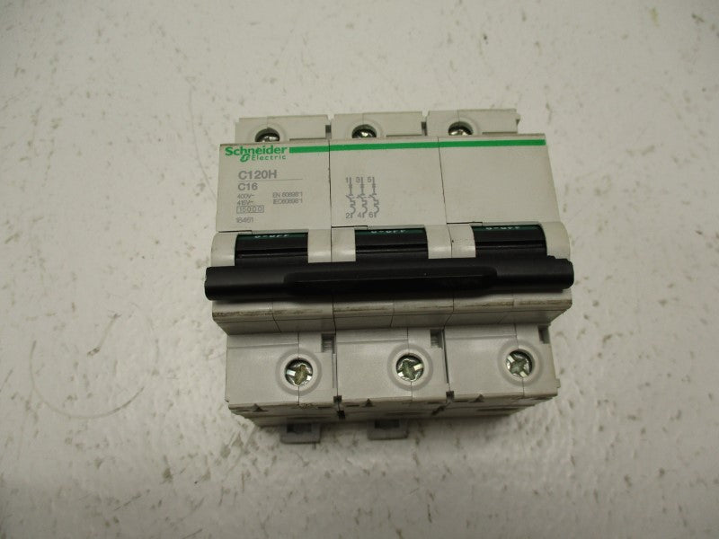 SCHNEIDER ELECTRIC C120H-C16 16A 415V UNMP