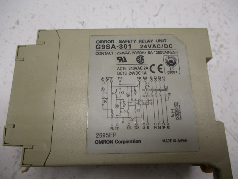 OMRON G9SA-301 24VAC/DC UNMP