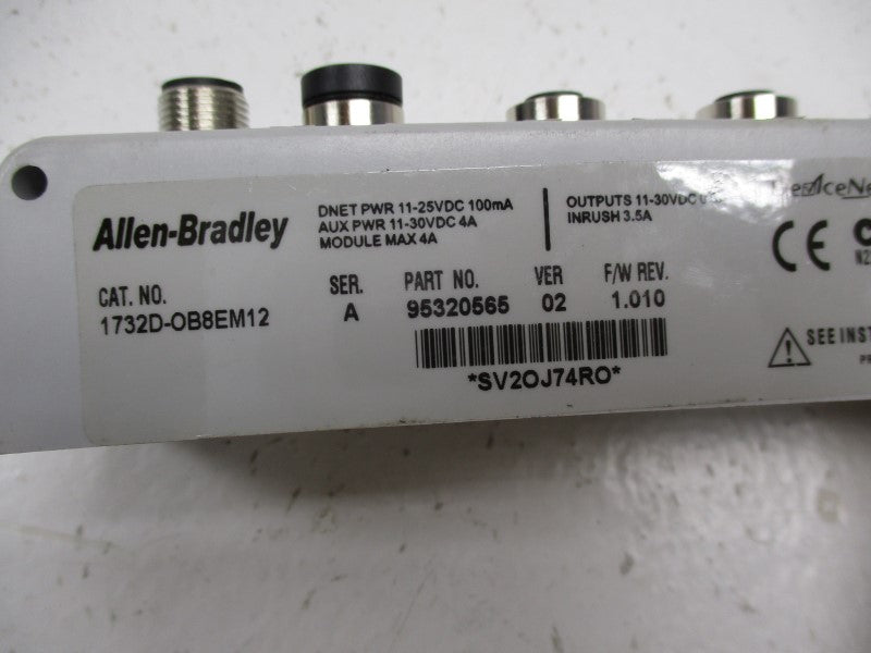 ALLEN BRADLEY 1732D-OB8EM12 SER. A F/W. 1.010 NSNP