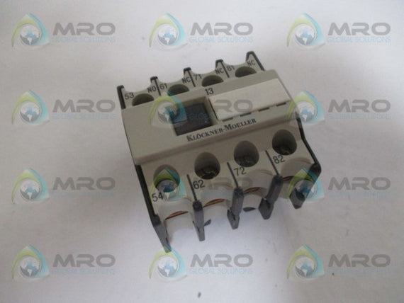 KLOCKNER MOELLER 13DIL AUXILIARY CONTACT  NSNP