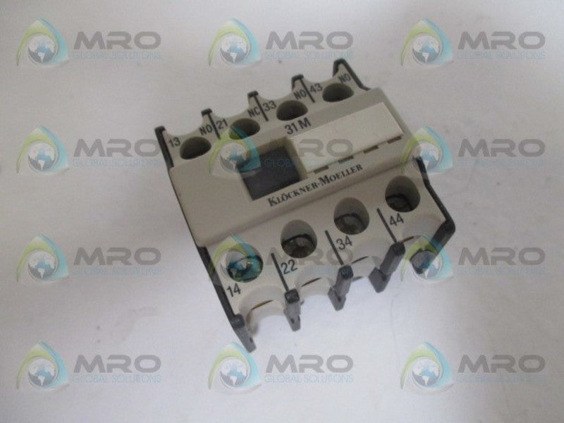 KLOCKNER MOELLER 31DILM AUXILIARY CONTACT * NEW NO BOX *