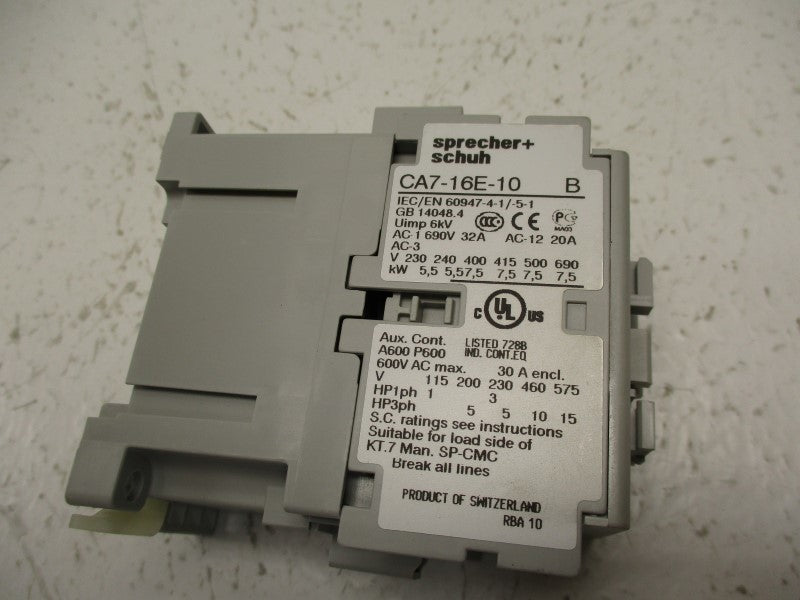 SPRECHER+SCHUH CA7-16E-10-24E 24VDC NSMP