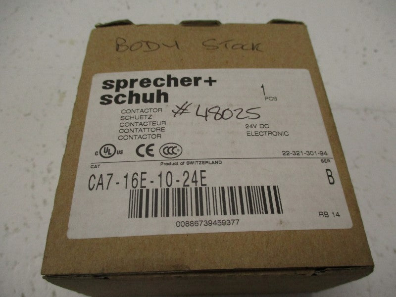 SPRECHER+SCHUH CA7-16E-10-24E 24VDC NSMP