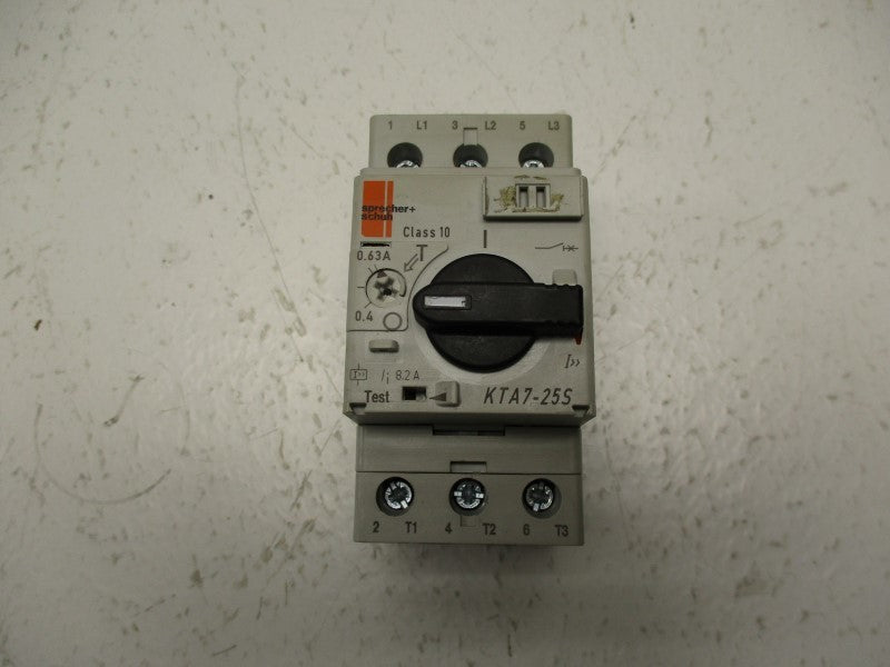 SPRECHER+SCHUH KTA7-25S-0.63A 0.4-0.63A UNMP