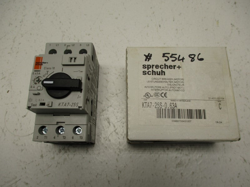 SPRECHER+SCHUH KTA7-25S-0.63A 0.4-0.63A NSMP
