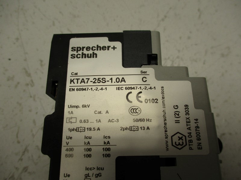 SPRECHER+SCHUH KTA7-25S-1.0A 0.63-1.0A NSMP