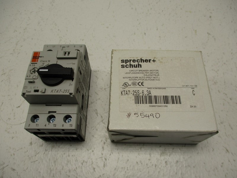 SPRECHER+SCHUH KTA7-25S-6.3A 4.0-6.3A NSMP