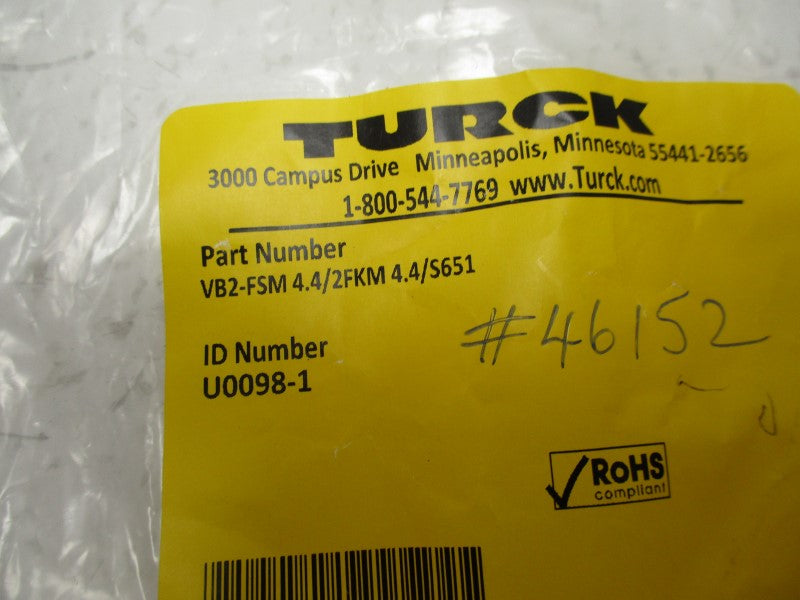 TURCK VB2-FSM4.4/2FKM4.4/S651 NSMP