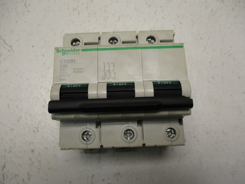 SCHNEIDER ELECTRIC 18462 C120H-C20 20A 400/415V NSNP