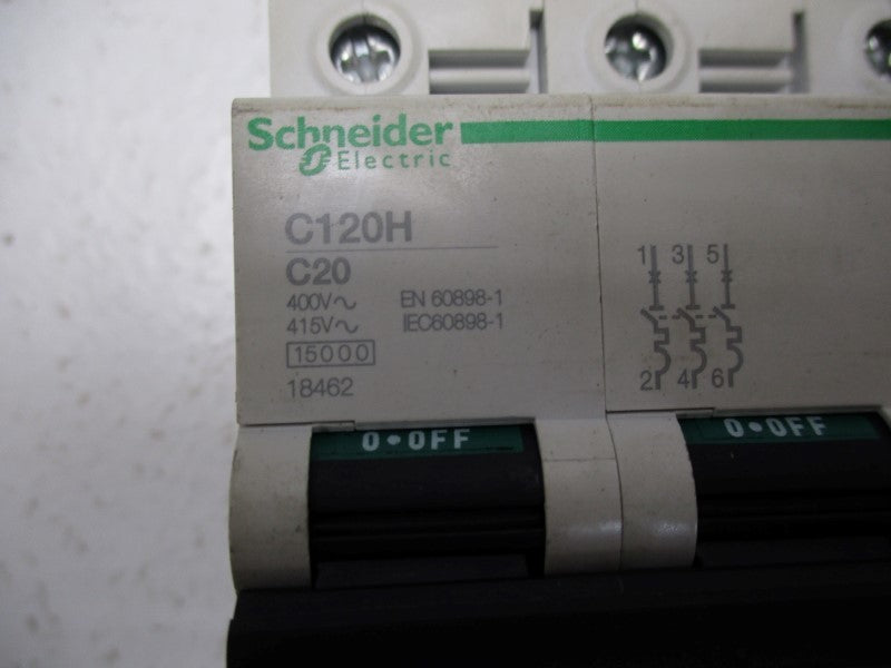 SCHNEIDER ELECTRIC 18462 C120H-C20 20A 400/415V NSNP