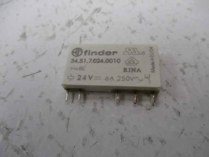 FINDER 34.51.7.024.0010 24V 6A 250V UNMP