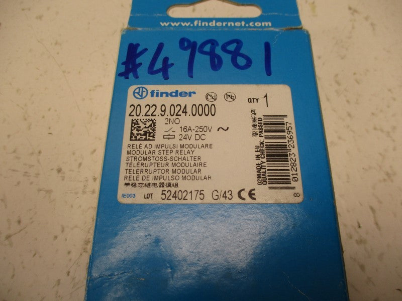 FINDER 20.22.9.024.0000 16A 250V NSMP