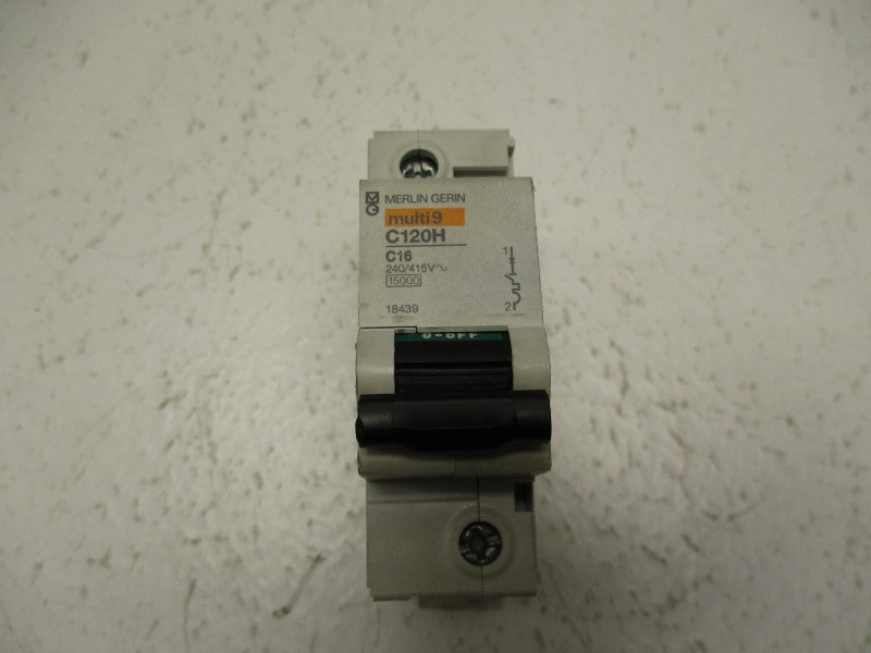 MERLIN GERIN 18439 C120H-C16 16A 240/415V UNMP